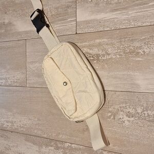 Bone colored  fanny pack  or cross body